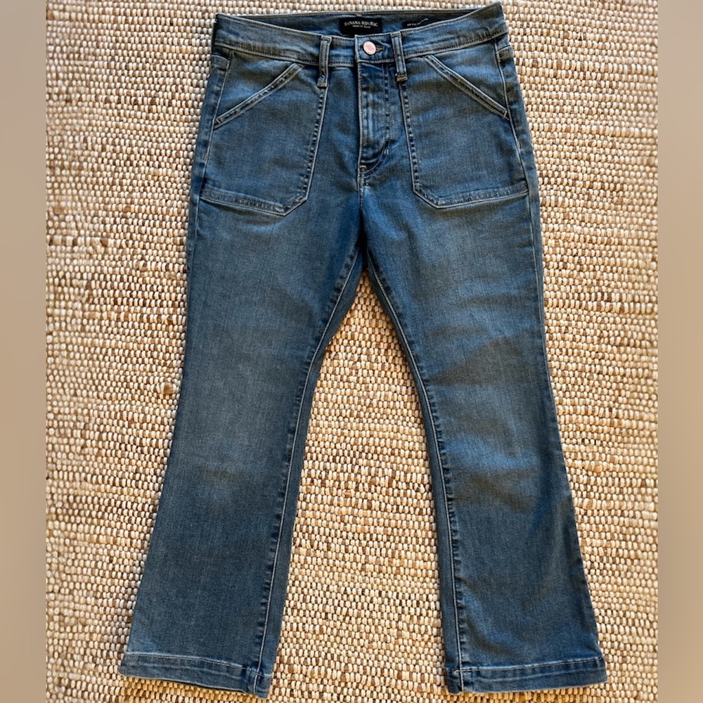 Women's Dark Blue Denim Jeans - Unbranded